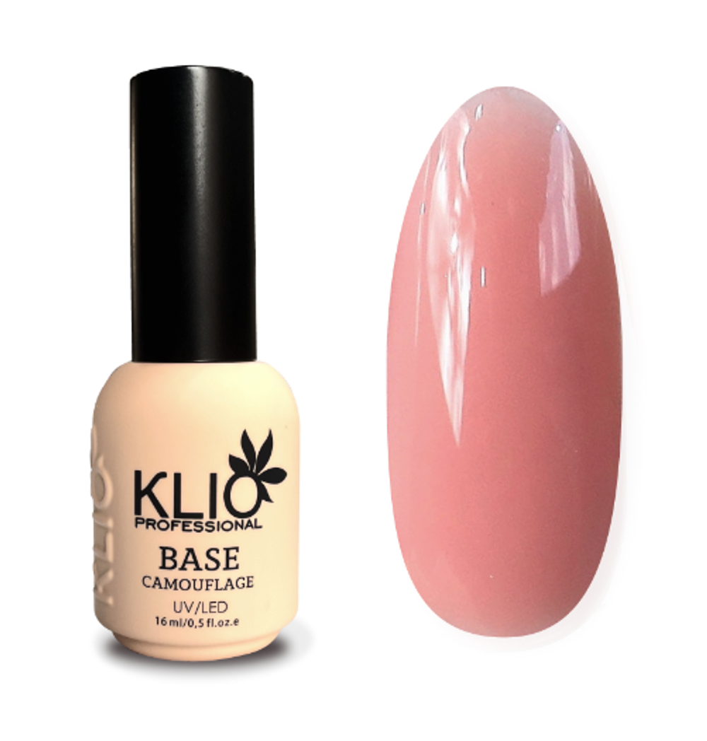 Klio Base Tea Rose - Камуфлирующая база Чайная роза, 16мл