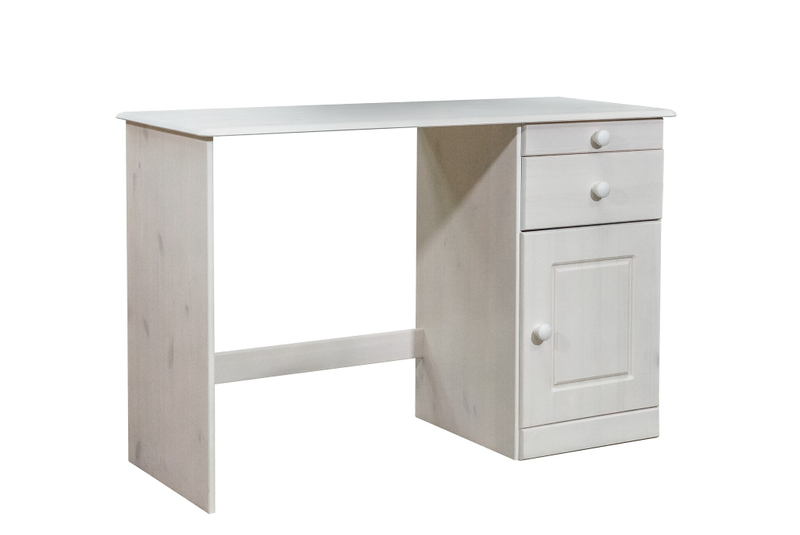 Стол письменный Вадим 2 ящика, белый
