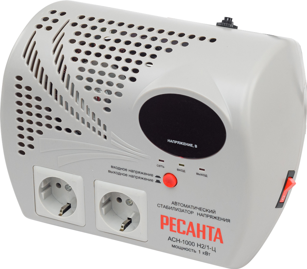 Стабилизатор напряжения серии LUX Ресанта АСН-1000Н2/1-Ц