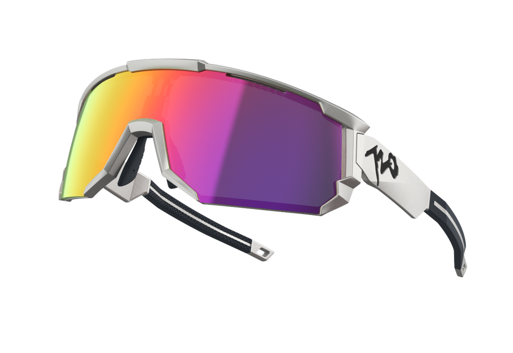 Спортивные очки 720armour Mars / Matte Silver / Red Lens