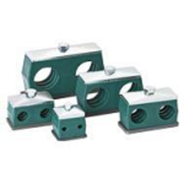 Крепеж для труб двойной OD 10-10 I1 НП+ВП полипропилен