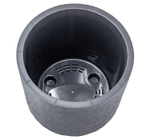 Кашпо СЛАНЕЦ D280 мм 9,5 л со вставкой