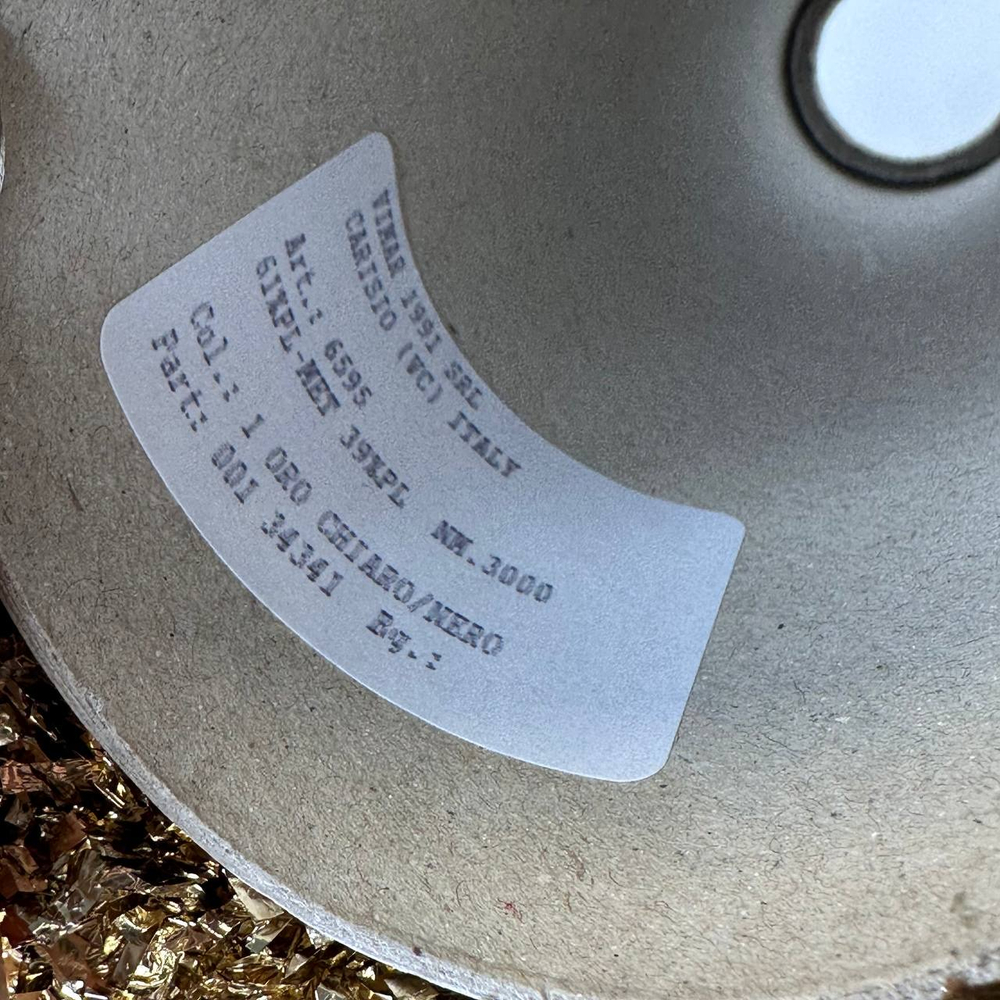 6595 - VIMAR; 61% фольга, 39% п/а; 300м/100гр; col. 1 ORO CHIARO, цвет: золото; S715