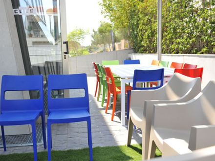 Стул пластиковый Scab Design Sai, оранжевый