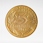 France, 5 Centimes 1985, XF