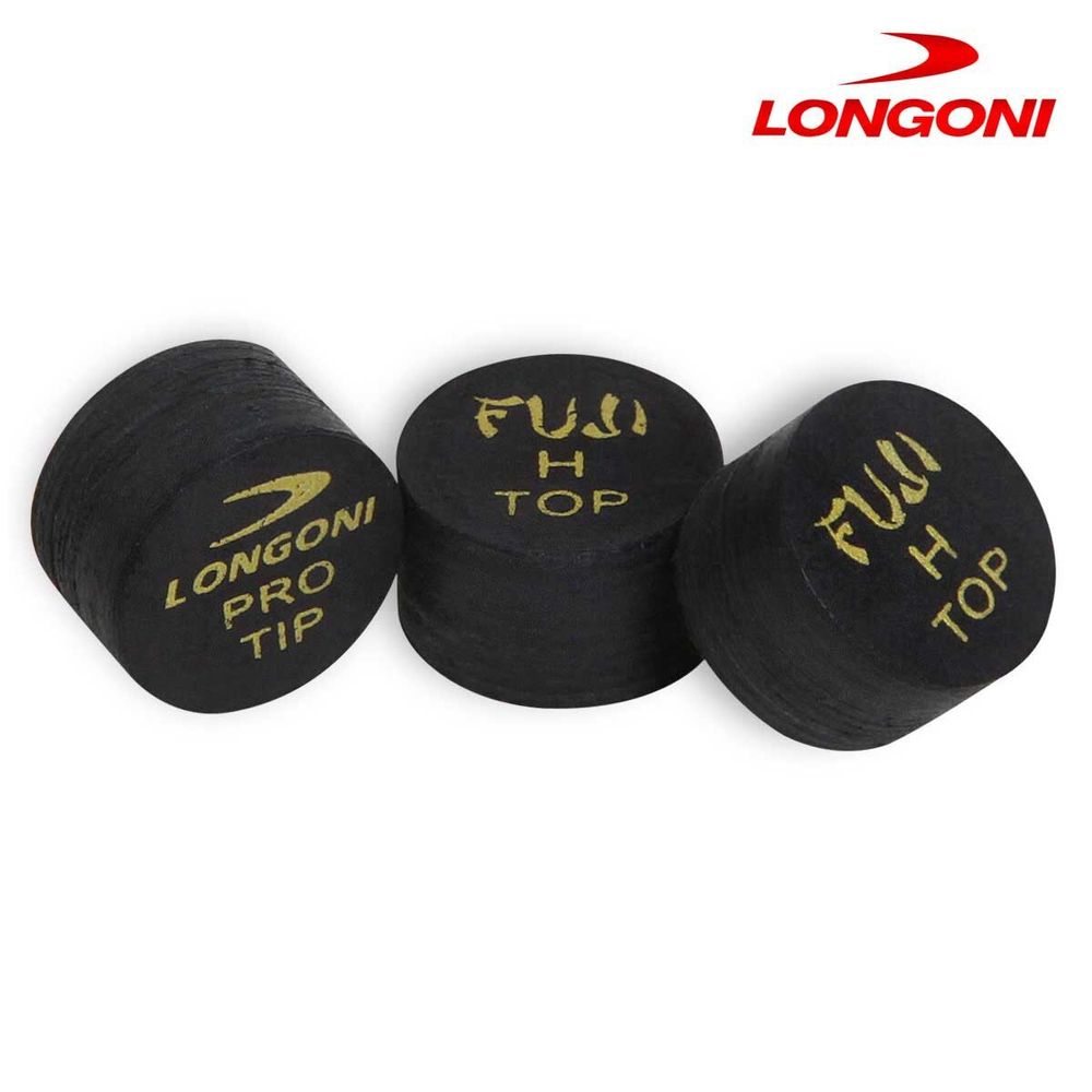 Наклейка для кия Longoni Fuji Black ø14мм Hard 1шт.