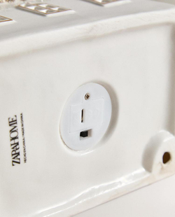 ZARA HOME НОВОГОДНЕЕ УКРАШЕНИЕ ИЗ КЕРАМИКИ «ДОМИК, БЕЛЫЙ