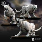 Крыса-тирг Grand Alliance Chaos Beasts of Chaos Chaos Warhounds 1 шт. миниатюра для dnd, днд, pathfinder, фентези, Настольная игра, НРИ, Варгейм, РПГ