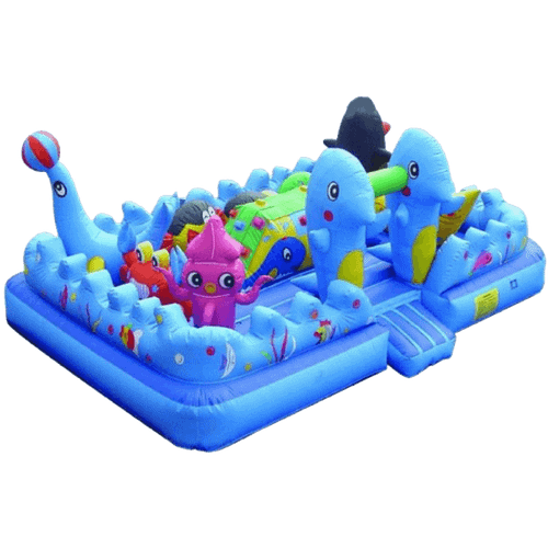 Коммерческий надувной батут "Морской"