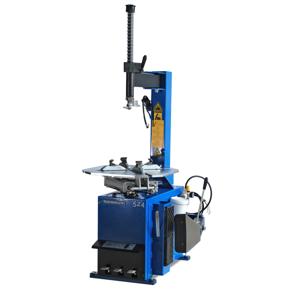 Станок шиномонтажный ROSSVIK V-524, п/автомат, до 24", 220В Цвет синий RAL5005