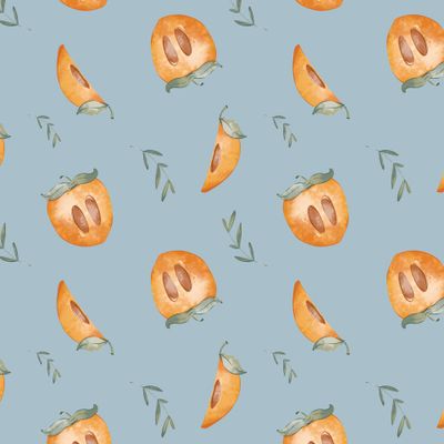 Акварельная хурма