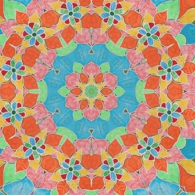 Оранжевый цветок