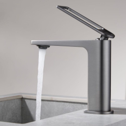 Смеситель для раковины Black&White Universe Gun Metal (UK9901MG)