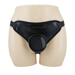 Страпон с универсальным поясом Fogg - 17,5 см. (Цвет: телесный с черным)