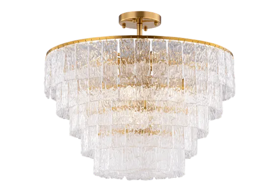 5011/15 LT BRASS+CLEAR LIGHT (1) Люстра NW