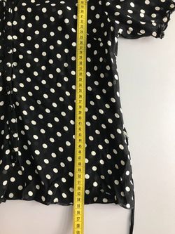 Блузка в модный горох, визуально на 40 размер