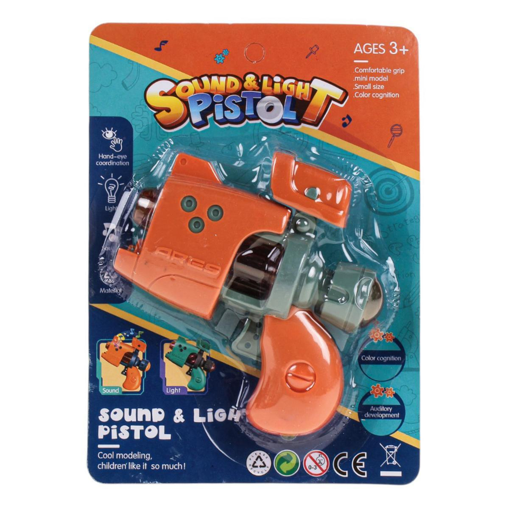 Пистолет на батарейках, блистер Q1028B