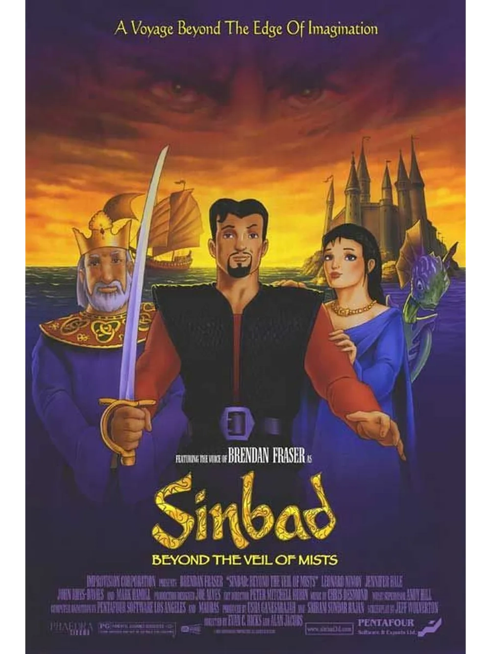 Синбад: Завеса туманов (2000) (DVD-R)