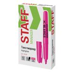 Текстовыделитель STAFF "Manager" HL-238, РОЗОВЫЙ, линия 1-3 мм, 151241