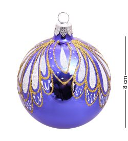 Элита НФШ-1599/2 Ел.украшение Шар «Ажур» синий 80 мм