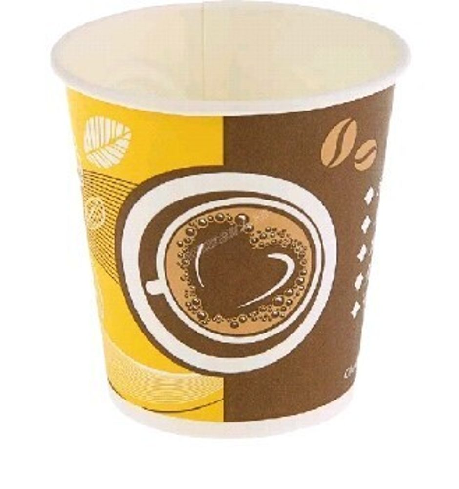 Стаканы однослойные 200/260мл SP9S &quot;Кофе с собой&quot; (50/1000шт)