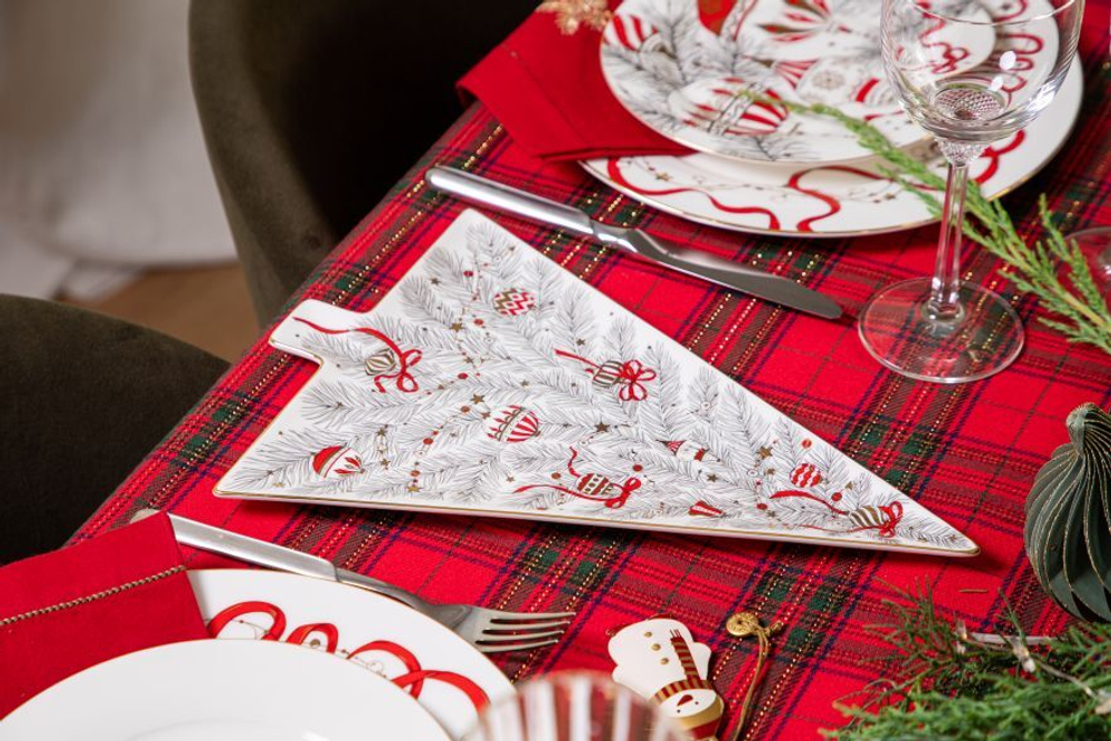 VALERIE CONCEPT Тарелка сервировочная "Ёлочка"