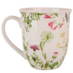Кружка "Floristry" v=500мл (фарфор) (min6) (транспортная упаковка)