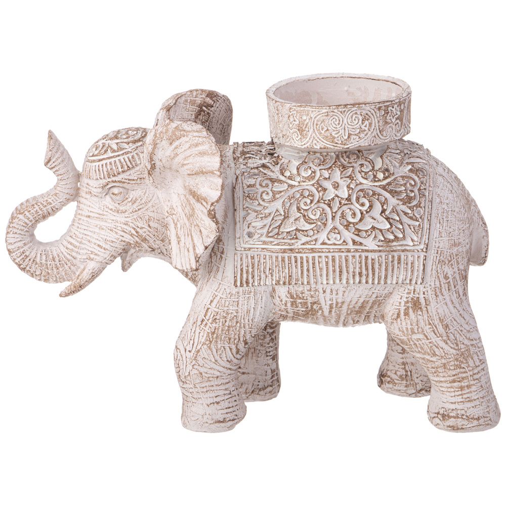 ПОДСВЕЧНИК "СЛОН" 17,5Х7,5Х12 СМ