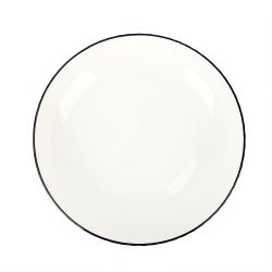 Тарелка " " d=18см. v=450мл. (фарфор) (без индивидуальной упаковка)