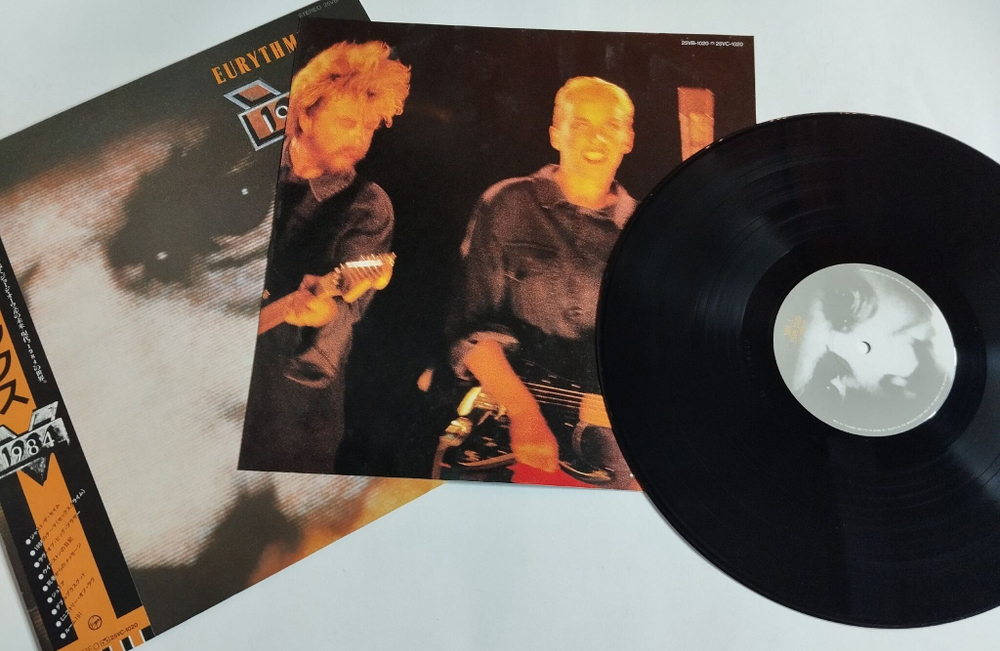 Винтажная виниловая пластинка LP Eurythmics 1984 (For The Love Of Big Brother) (Japan 1985) (Obi)