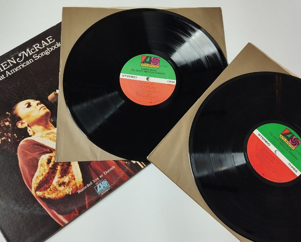 Винтажная виниловая пластинка LP Carmen McRae The Great American Songbook (USA 1972)