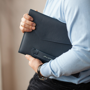 Чехол кожаный для MacBook Pro 13" Maccase Easy цвета синий