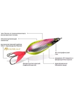 Блесна для рыбалки АТОМ M 23,0g цвет 03