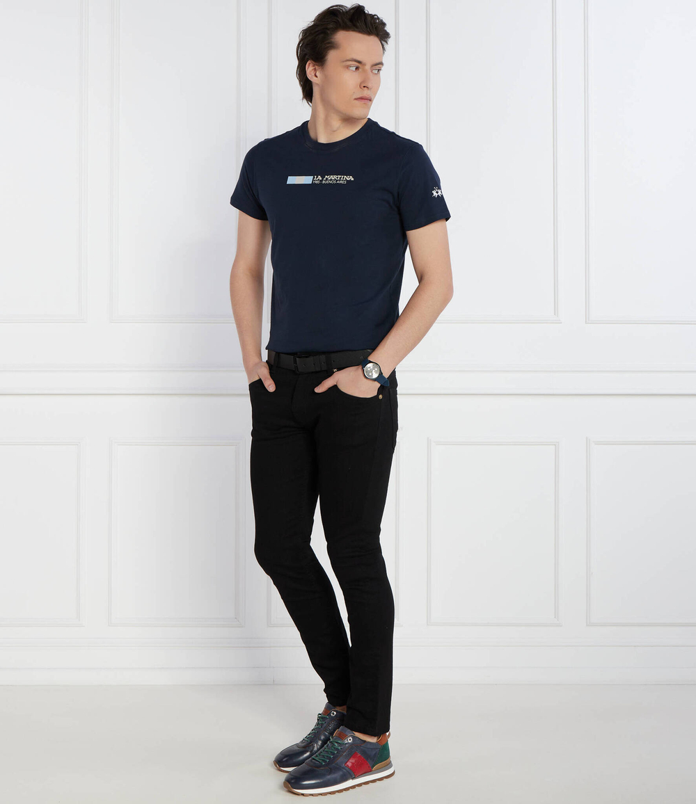 Футболка La Martina - темно-синий(YMR314 JS206)
