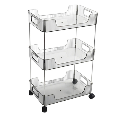 Этажерка 3-х ярусная на колесах, BZ-6063GY