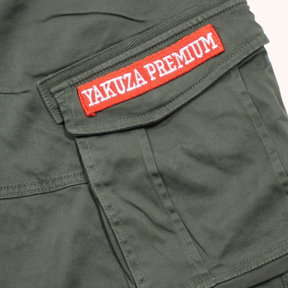 Карго брюки темно-оливковый Yakuza Premium 3750