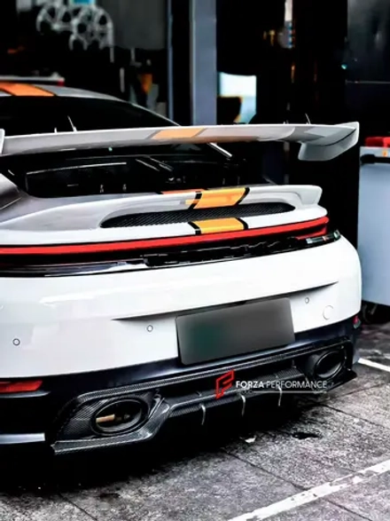 Карбоновый задний диффузор для PORSCHE 911 992.2 CARRERA 2025+
