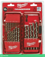 Сверло по металлу Milwaukee Thunderweb HSS-G 1-10мм 19шт (4932352374)