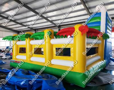 Коммерческий батут "Яркая поляна" 6*5*4 м