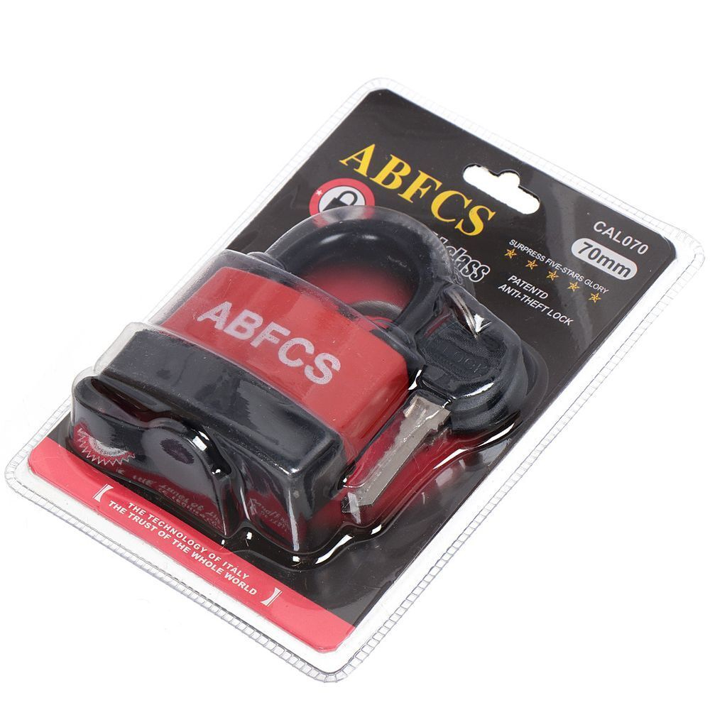 Замок навесной SPE13353A-40 333905, всепогодный, красн, 70 мм