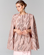 Кейп с вышивкой ручной работы