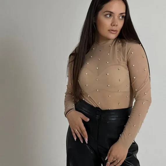 Сетка эластичная загар (цв. 030), Lauma