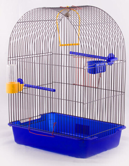 ВАКА "Фантазия-1" клетка для птиц (жердочка, поилка) 385х275х515