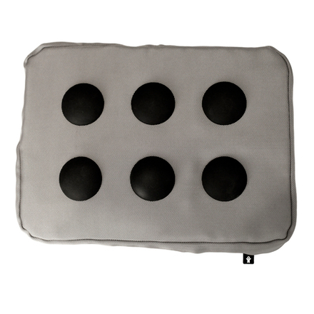 Подставка для ноутбука surfpillow hightech серая-черная