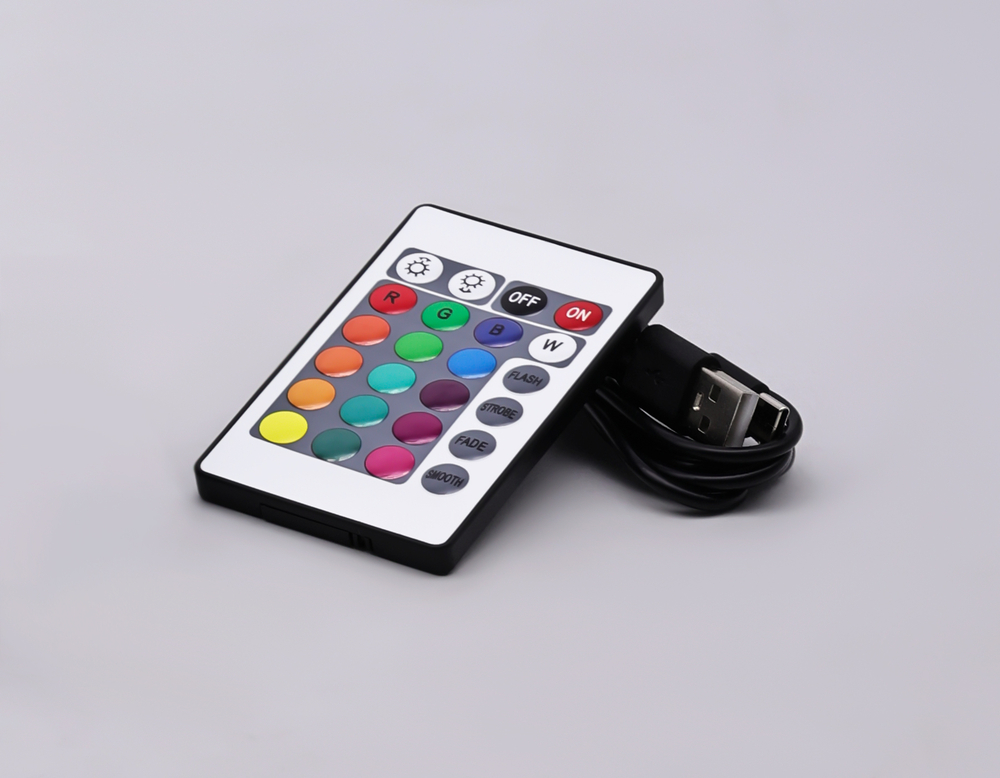 DE8387 BK черный LED RGB 3W (ПДУ RGB)