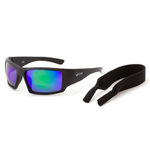 OCEAN Aruba Matt Black / Green Polarized lenses