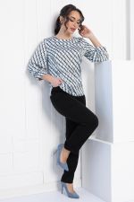 Блуза Мечта сезона (серо-голубая) Б12909-16М LT Collection