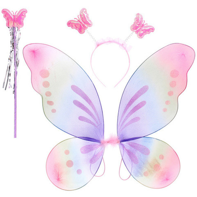 Набор карнавальный «Волшебница» (ободок, крылья, палочка), Мультицвет