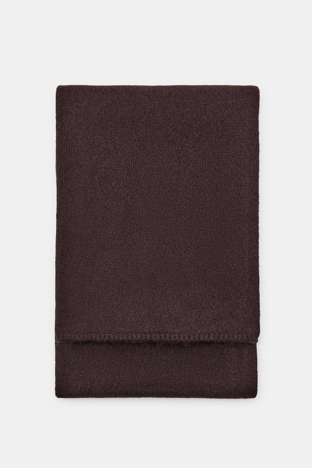 ZARA БАЗОВЫЙ ШАРФ, ШОКОЛАДНЫЙ