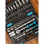 Набор слесарных инструментов Bartex, 1/2", 1/4", CrV сталь, кейс, 94 пр, шт